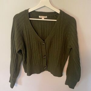Green cardigan Size Sm